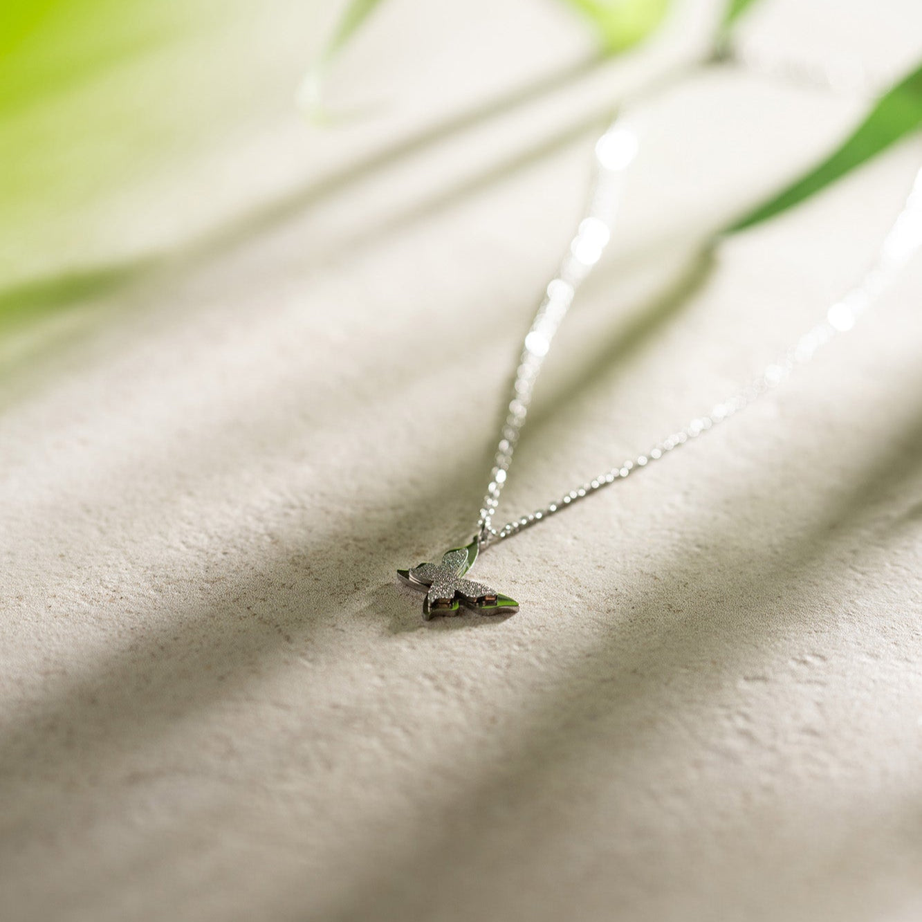 Zilveren vlinder klein