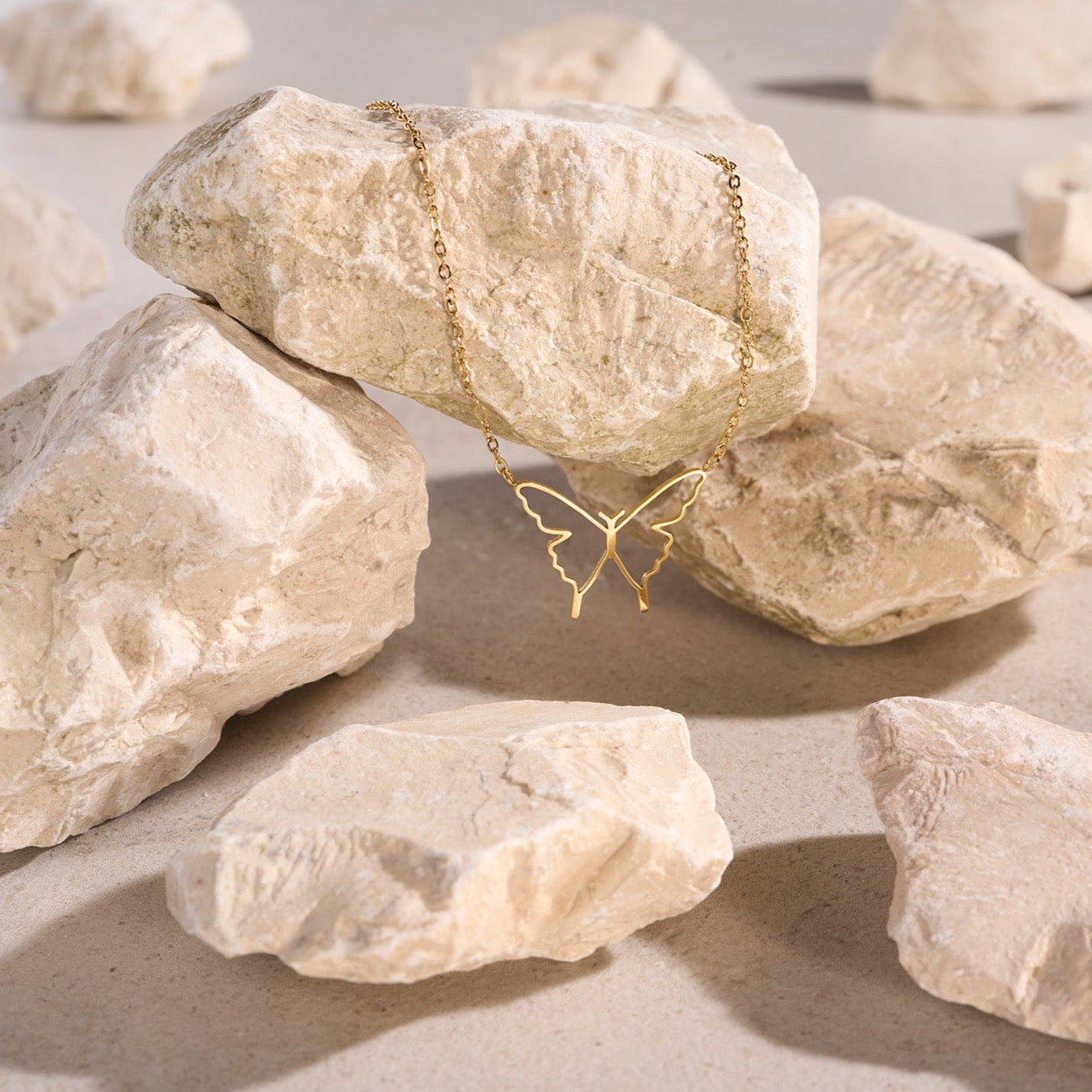 Gouden vlinder groot